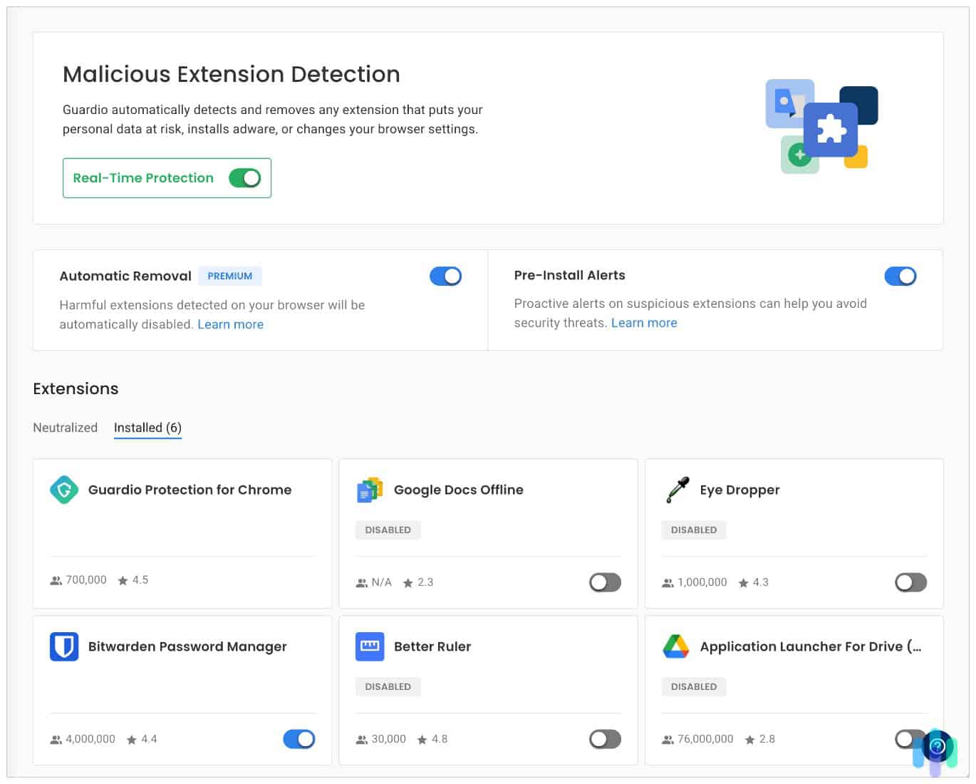 Product Logo for Guardio