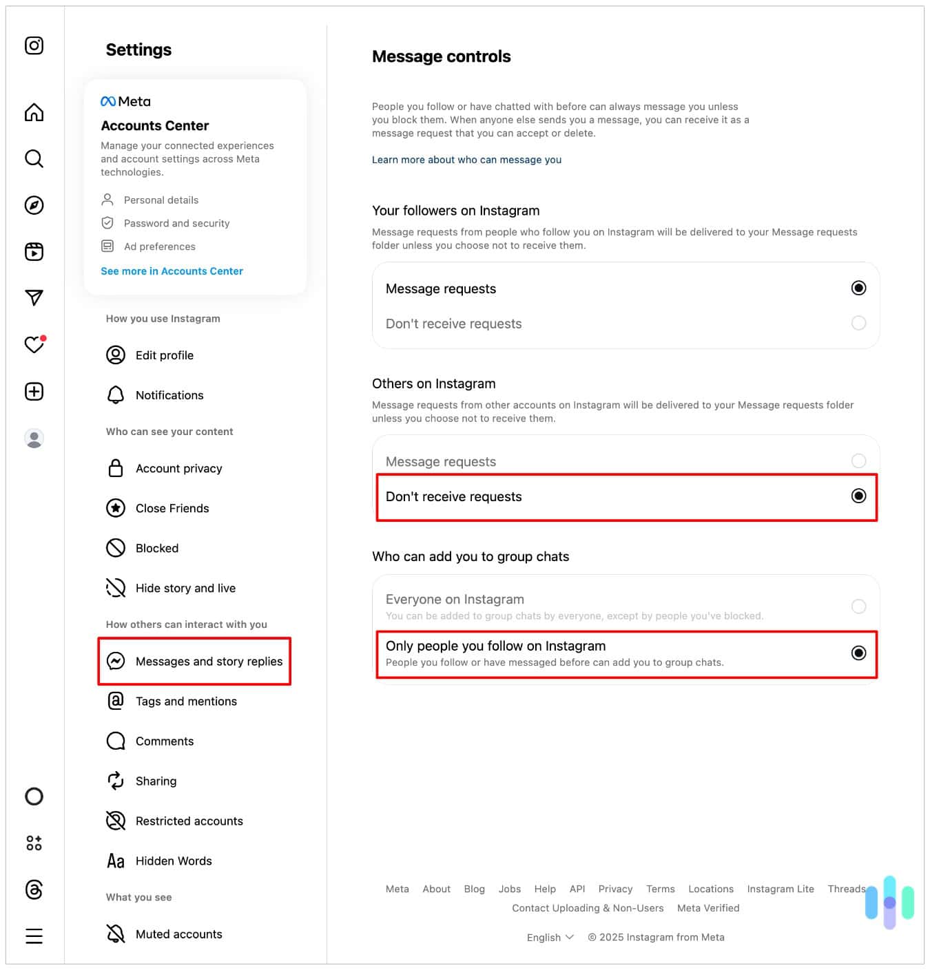 We made sure Instagram trolls, bots, and fraudsters couldn’t message us. 