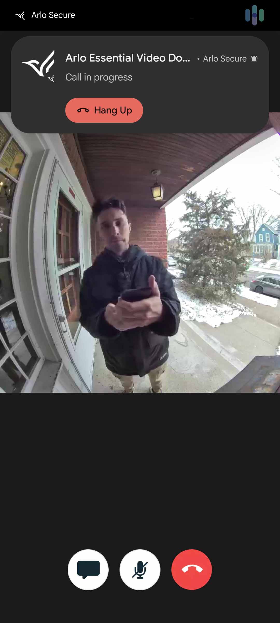 Lorex App The two-way talk on the Arlo Video Doorbell functions just like a FaceTime call.