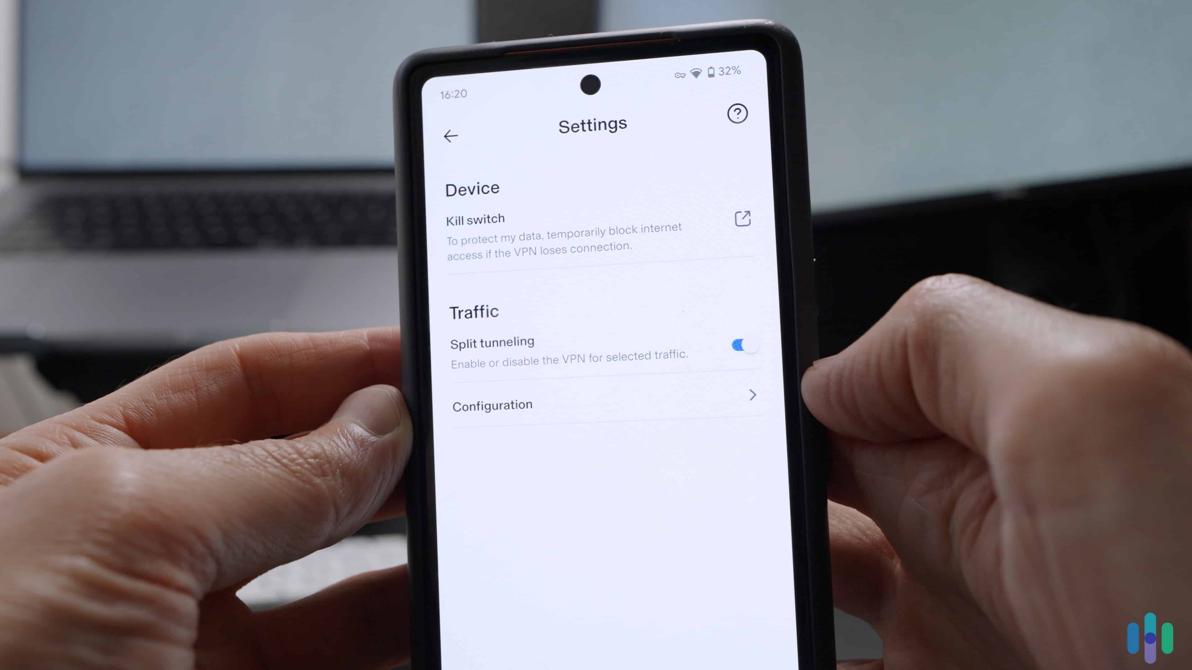 Aura VPN settings on Android (1) We found Aura’s VPN a bit basic compared to other top VPNs we’ve tested, like NordVPN and Surfshark