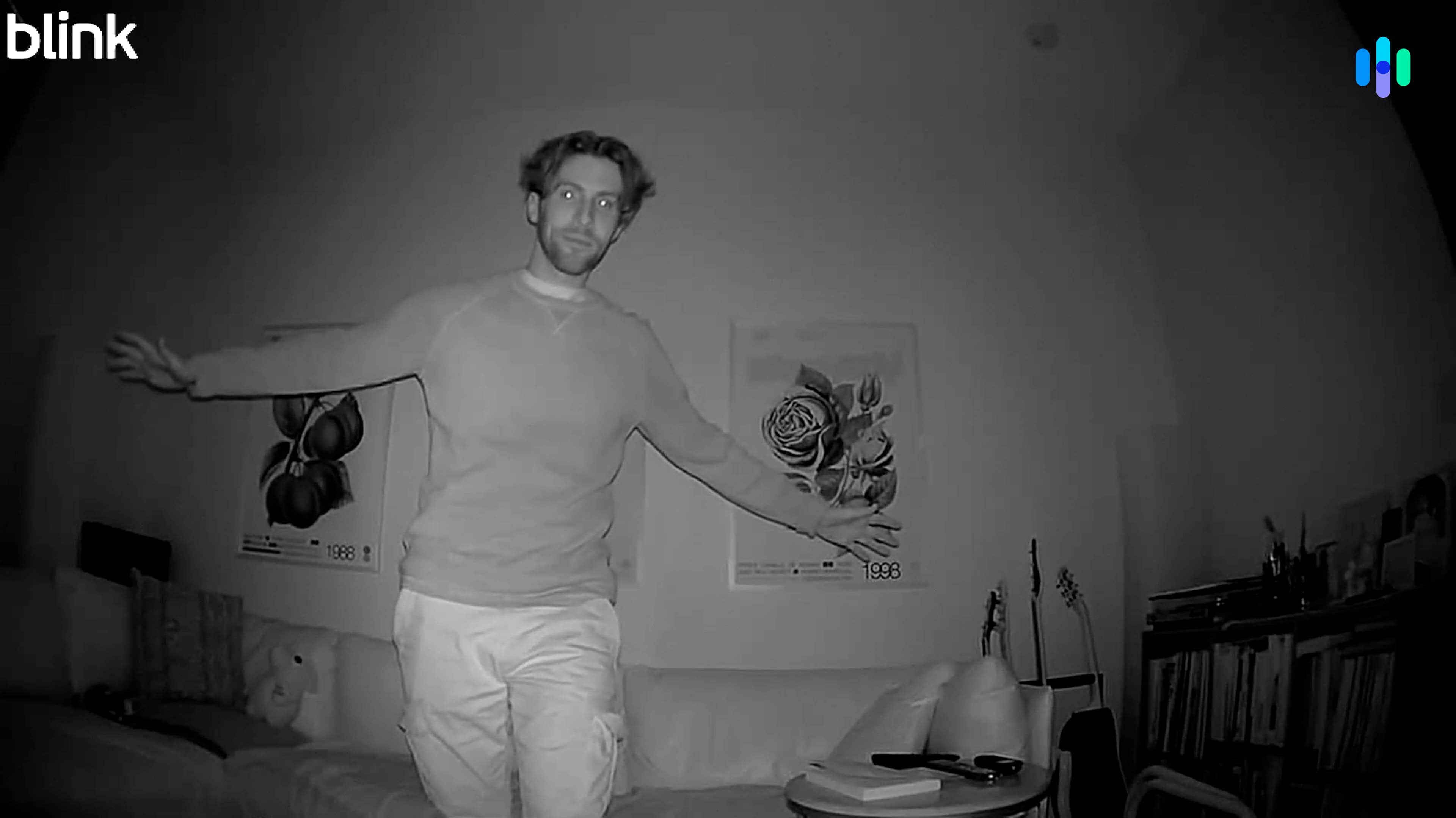 The Blink Mini 2 also features infrared night vision in case you want to keep your house dark at night.