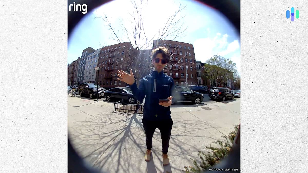 Ring Battery Doorbell daytime video quality