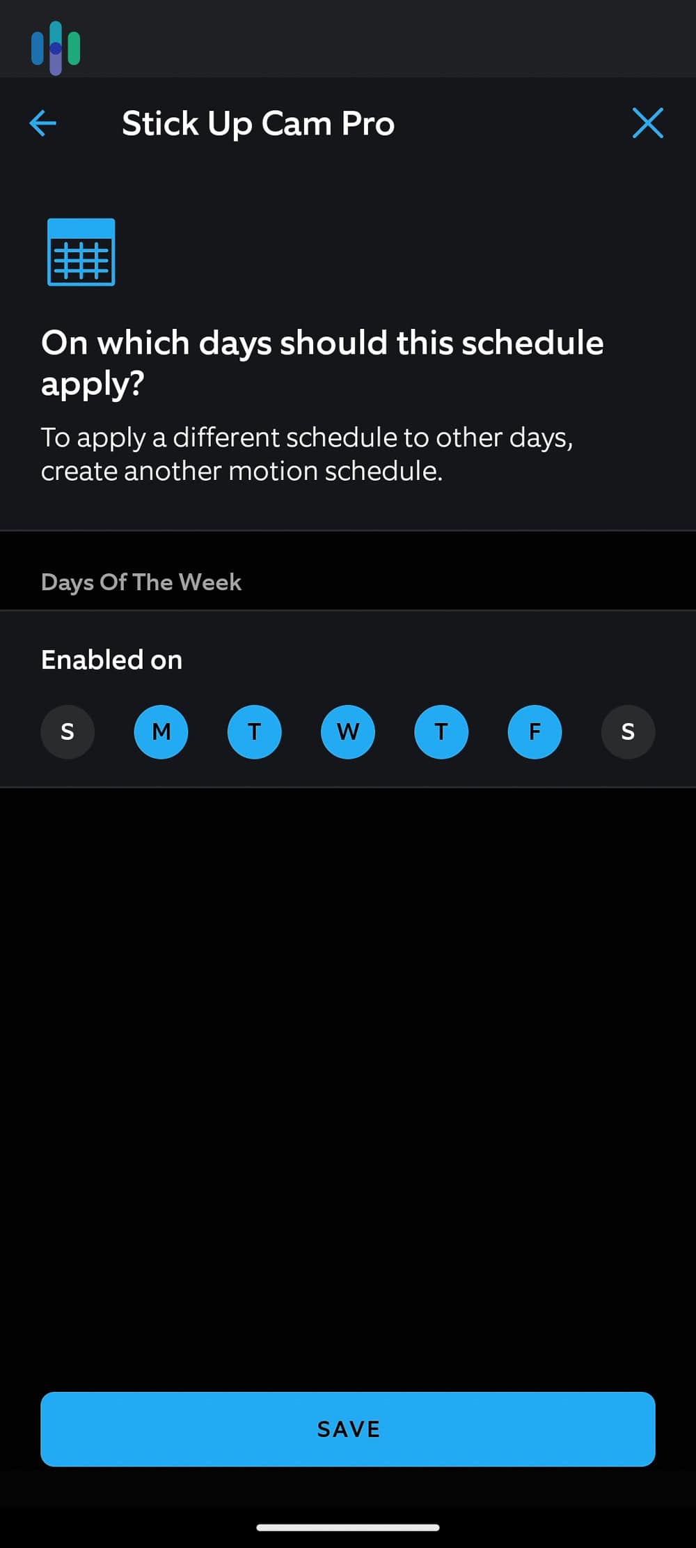 We created schedules for our cameras in Ring’s app so they didn’t send us a notification every morning when we leave for work.