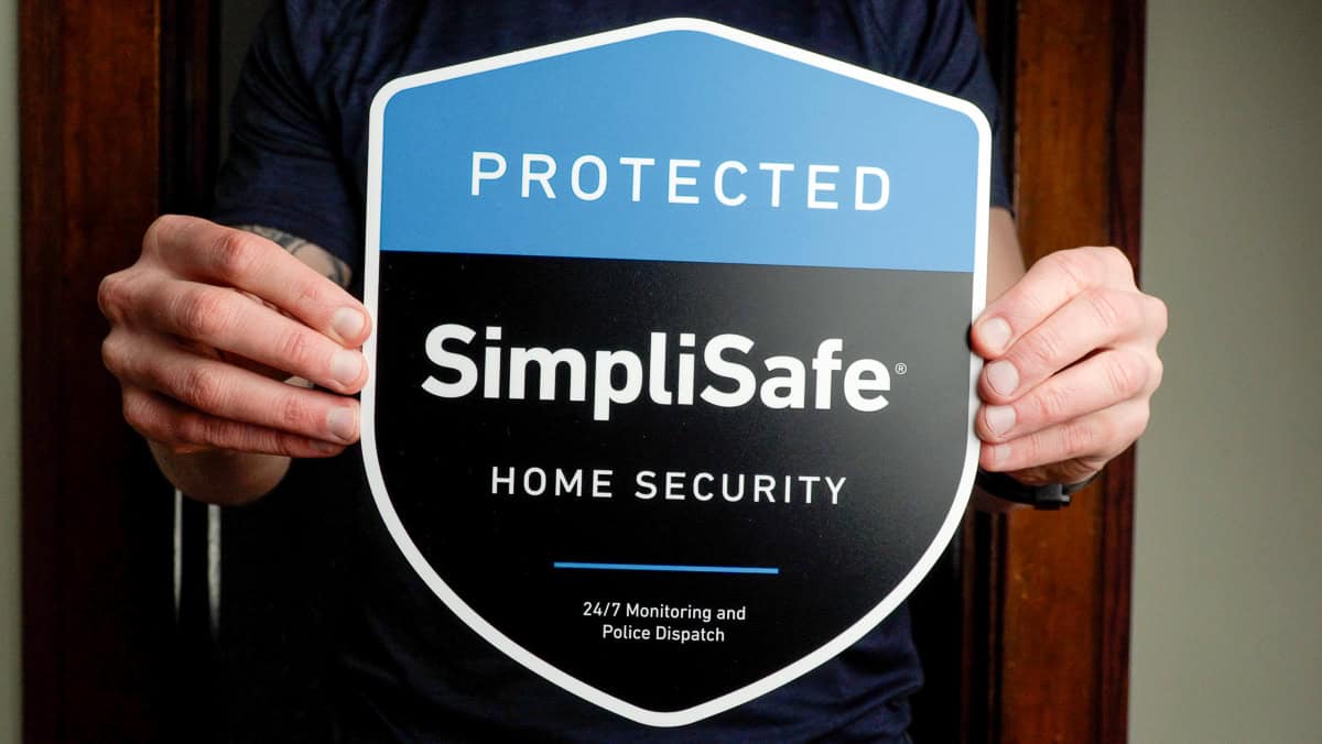 SimpliSafe Yard Sign