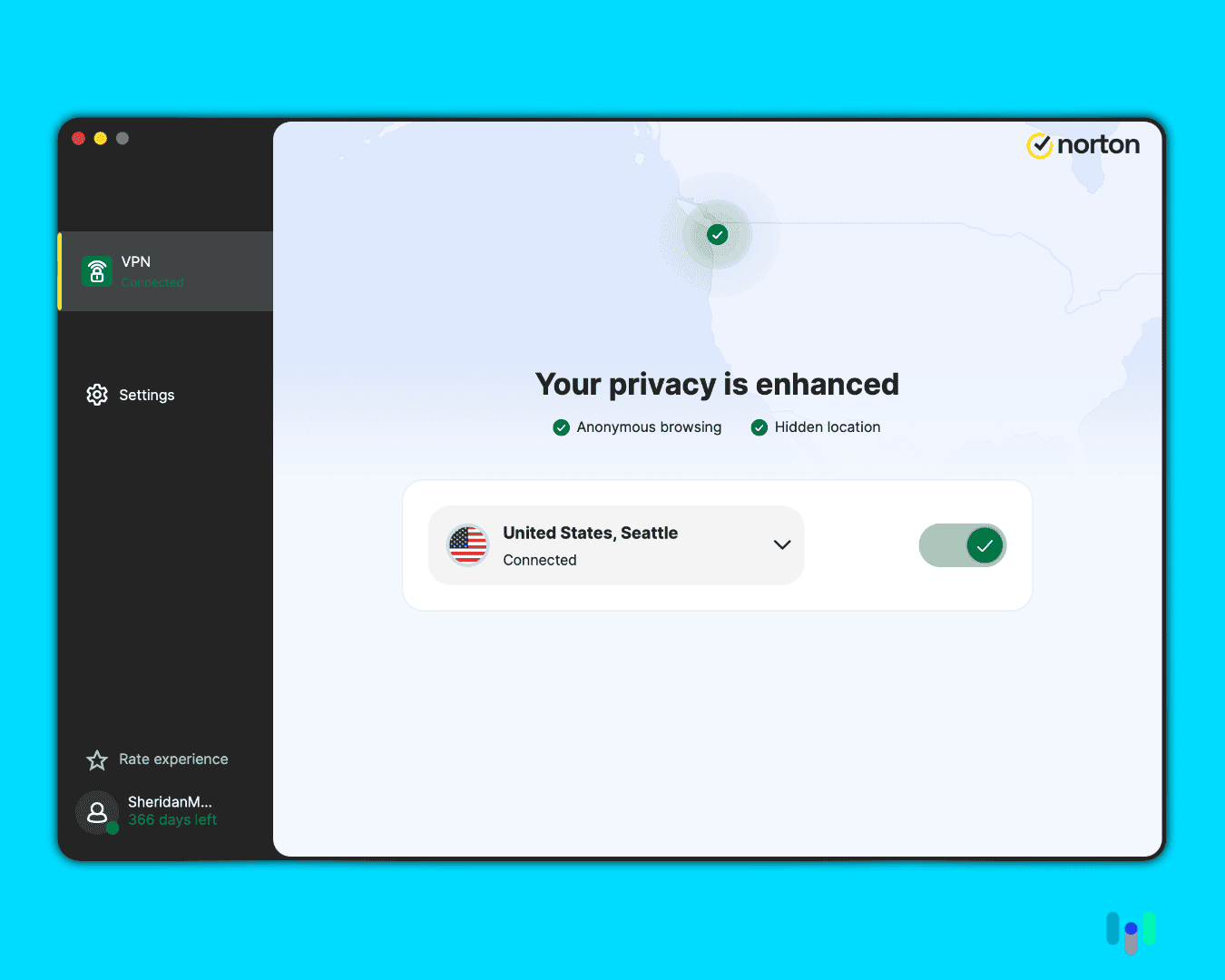 Norton VPN (starting at $39.99) is a no-nonsense VPN with servers in over 100 cities.