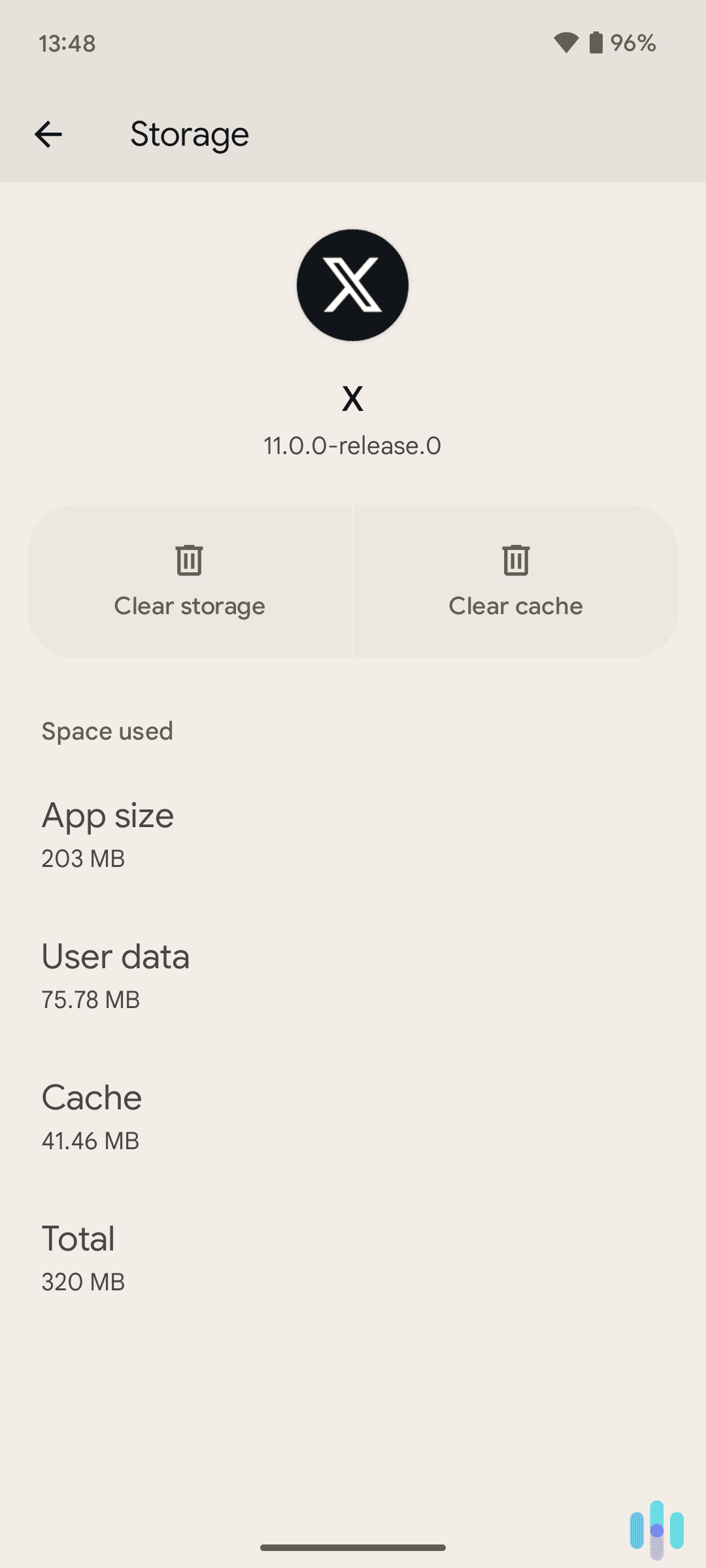 Deleting our Android X cache and user data