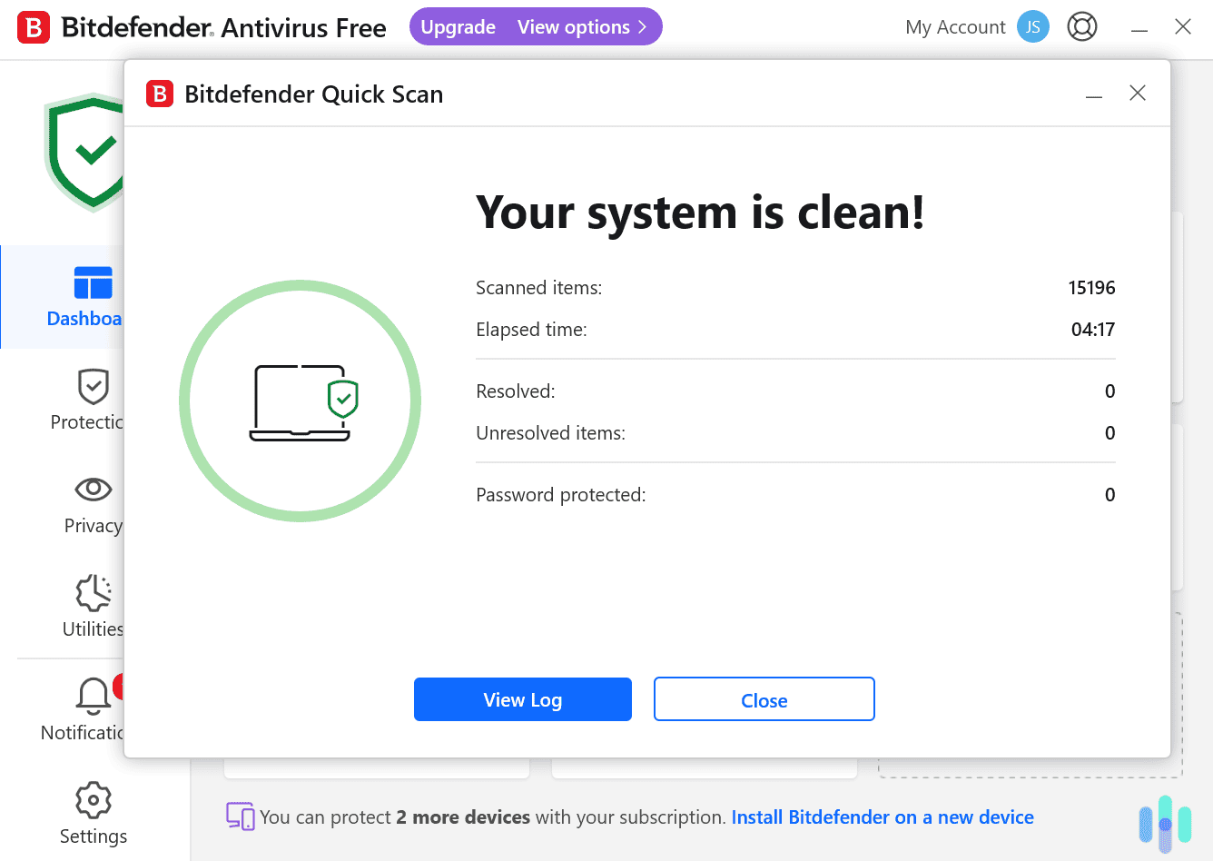 Bitdefender never slowed down our devices while running scans. Bitdefender never slowed down our devices while running scans.