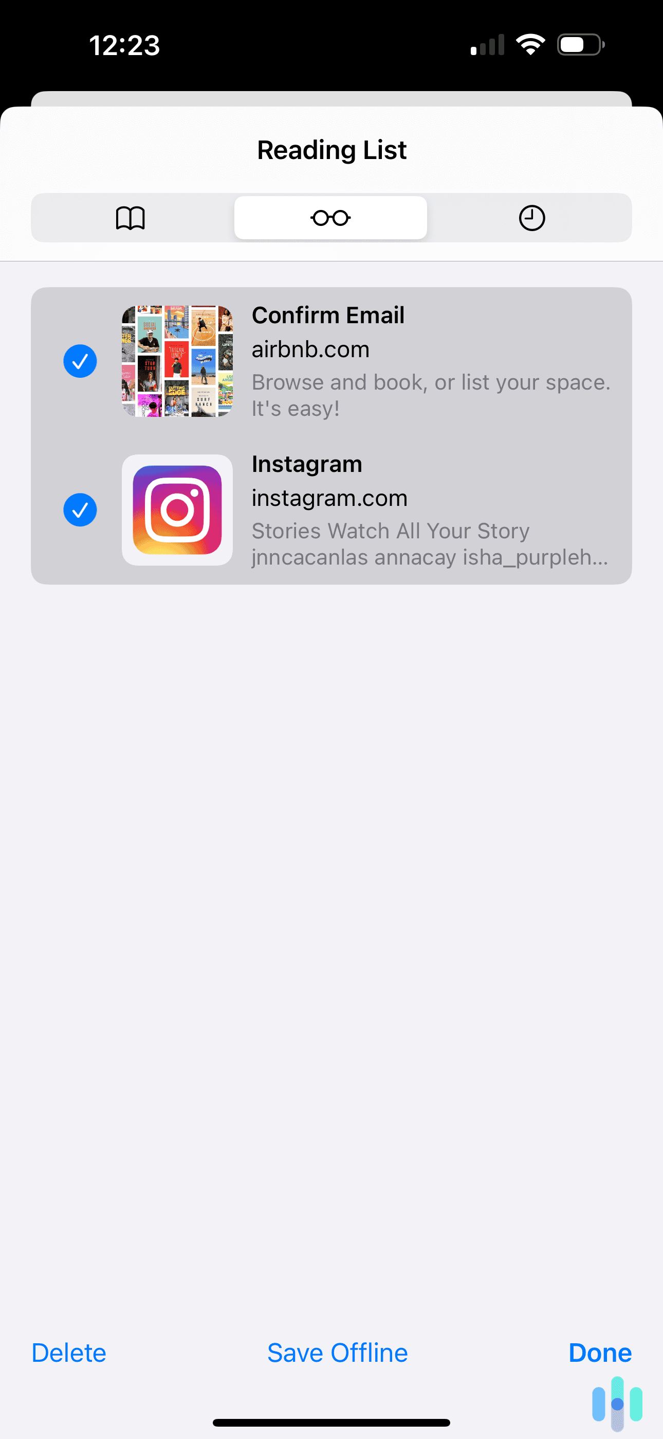 Turning off Safari's iCloud syncing on iPhone