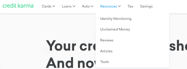 Credit Karma Dashboard