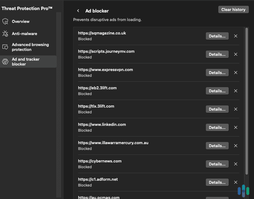 Every time we checked the Ad Blocker page, the number of websites grew significantly.