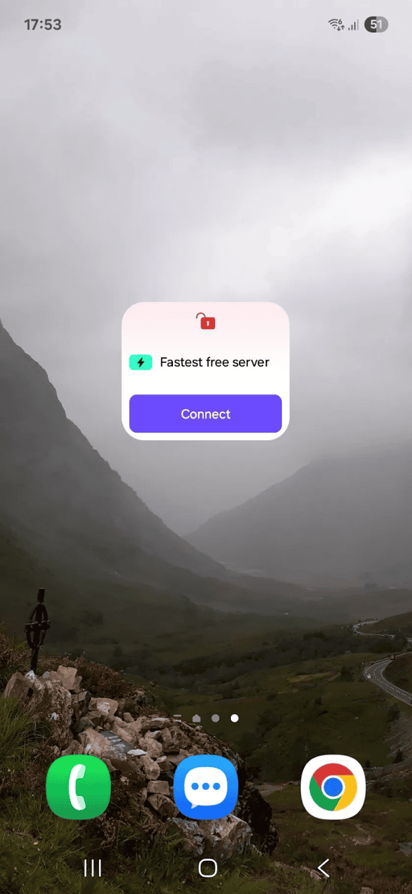 Proton VPN mobile app