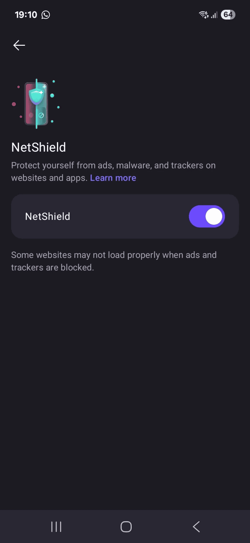 Proton VPN protects you against ads, trackers, and dangerous websites.