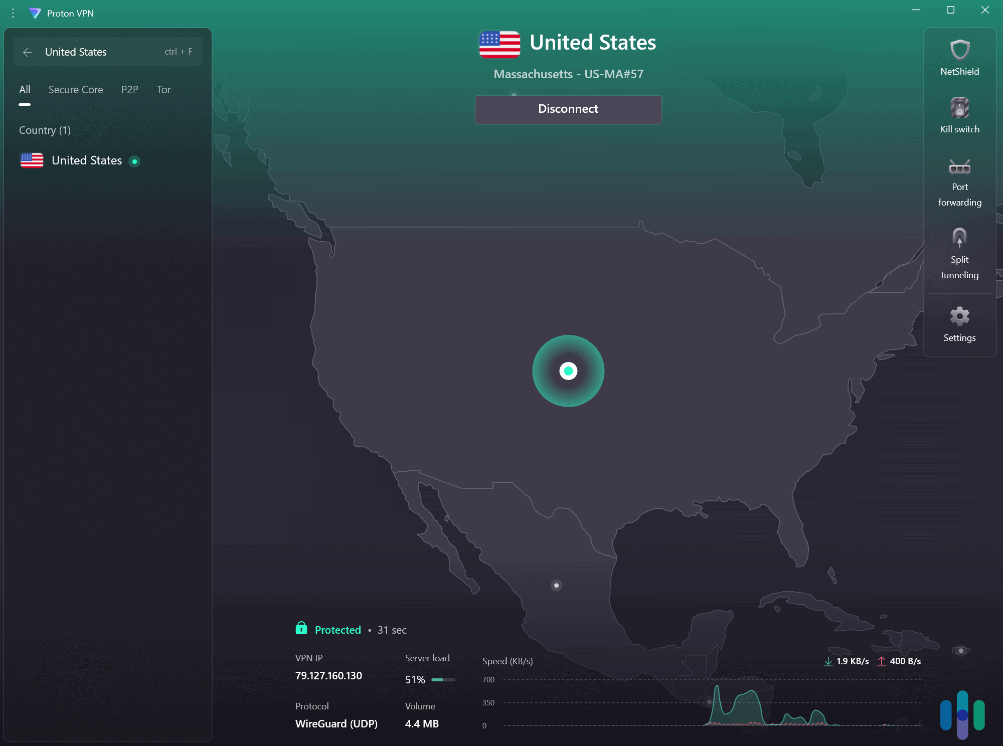 Proton VPN's apps are easy to use, and it also supports router setups.