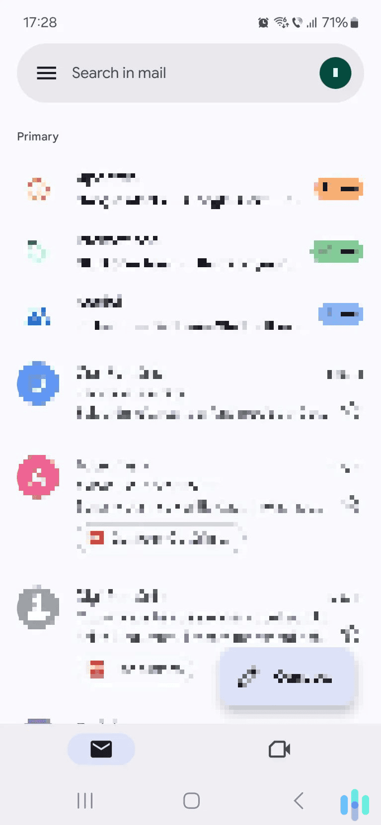 Tap the three-line icon in the top left corner.