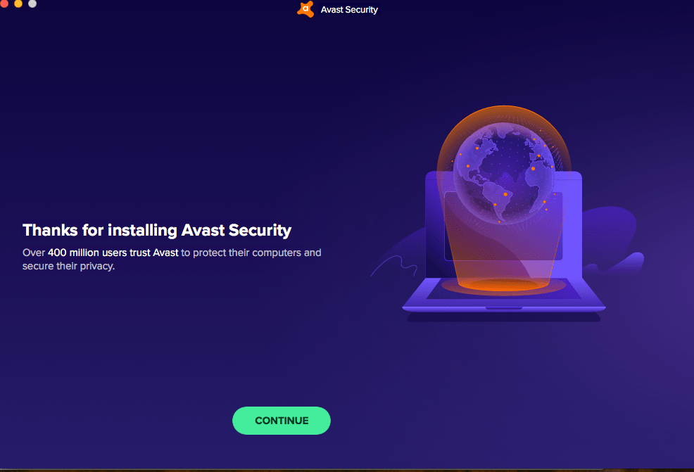 Installing Avast Antivirus