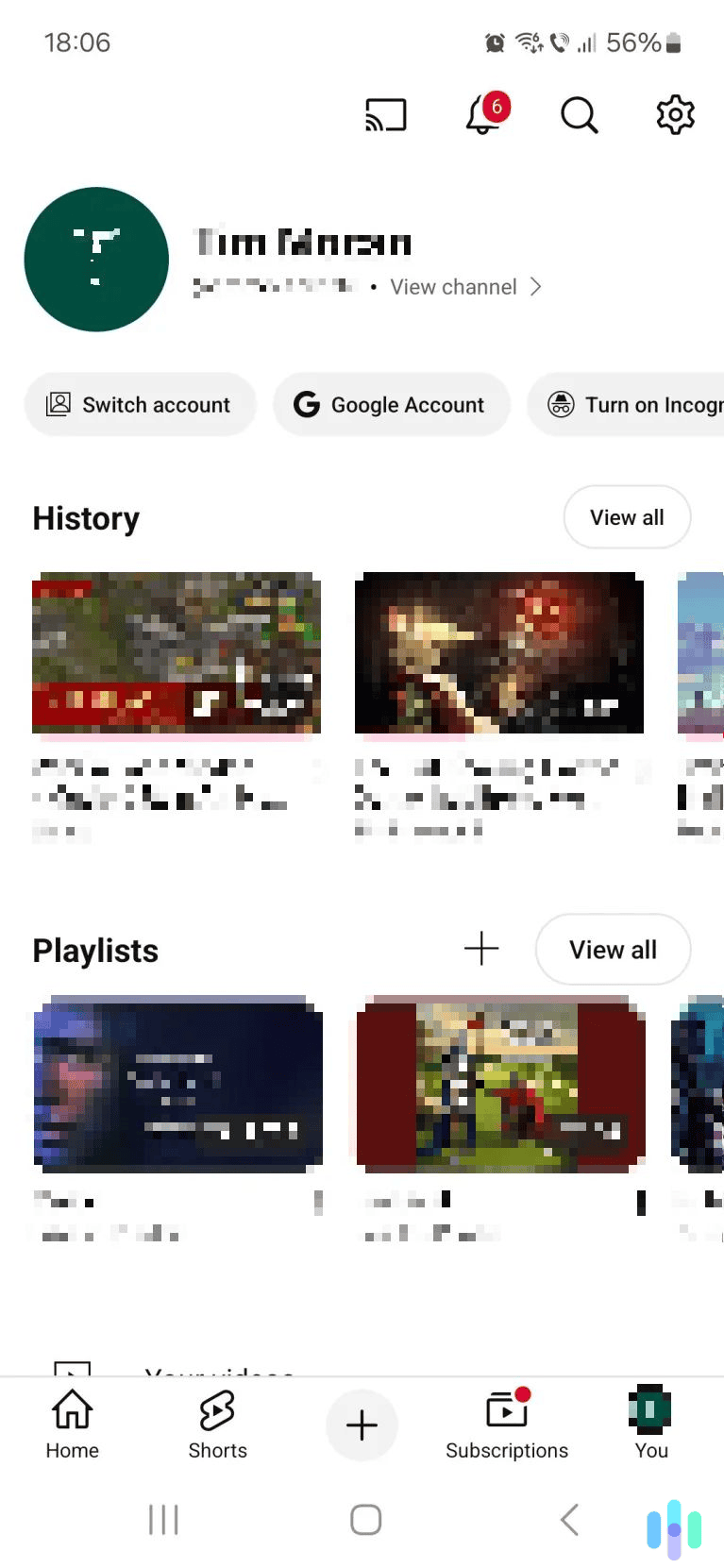 The gear icon for the Settings menu is located in the top right corner.