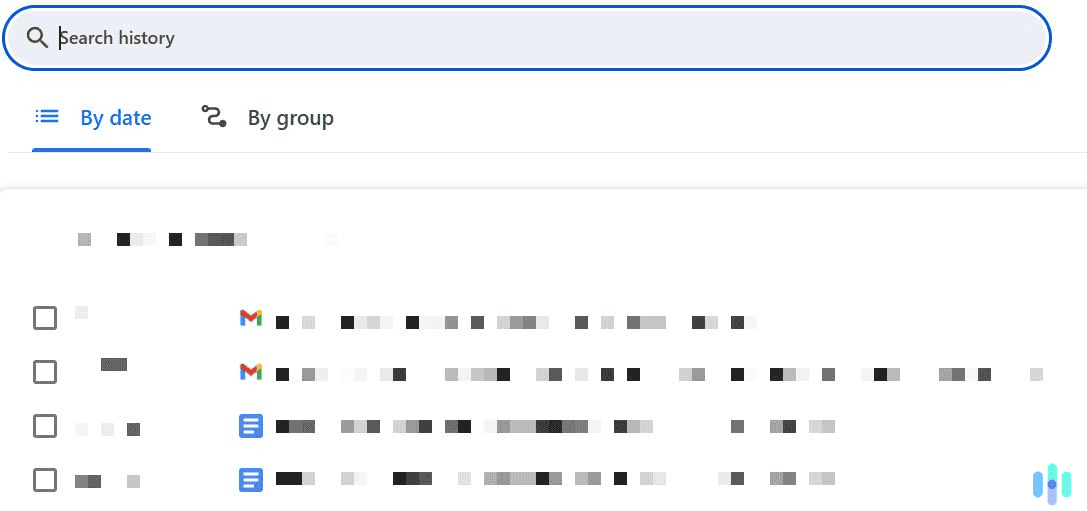 Unless you also remove your Gmail browsing data from Chrome, it will still show up in the browser's history.
