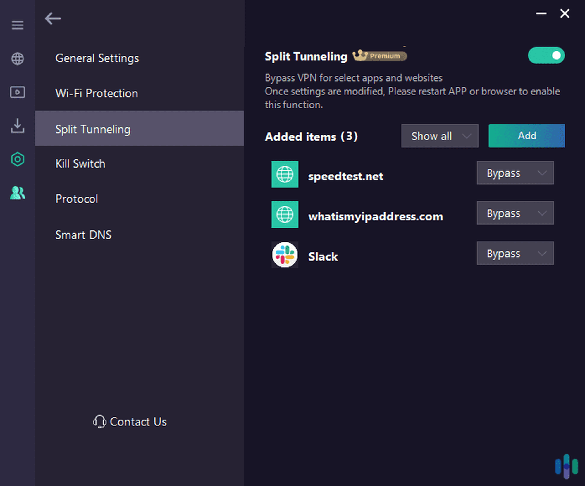VPN Proxy Master split tunneling_ - Product Header Image