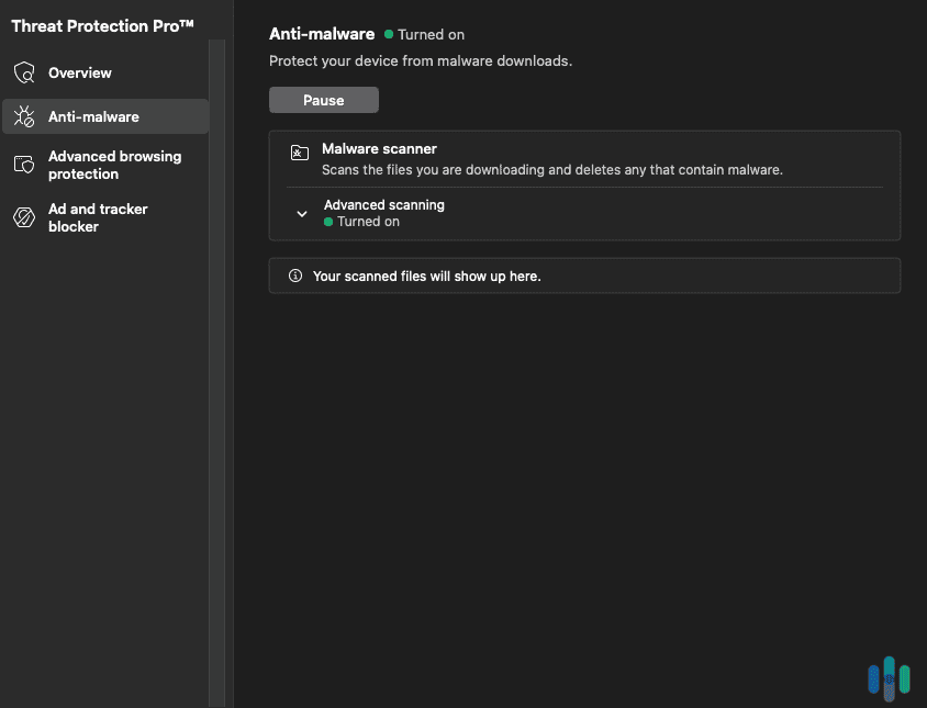 We turned on advanced scanning which automatically deletes any files with malware. 